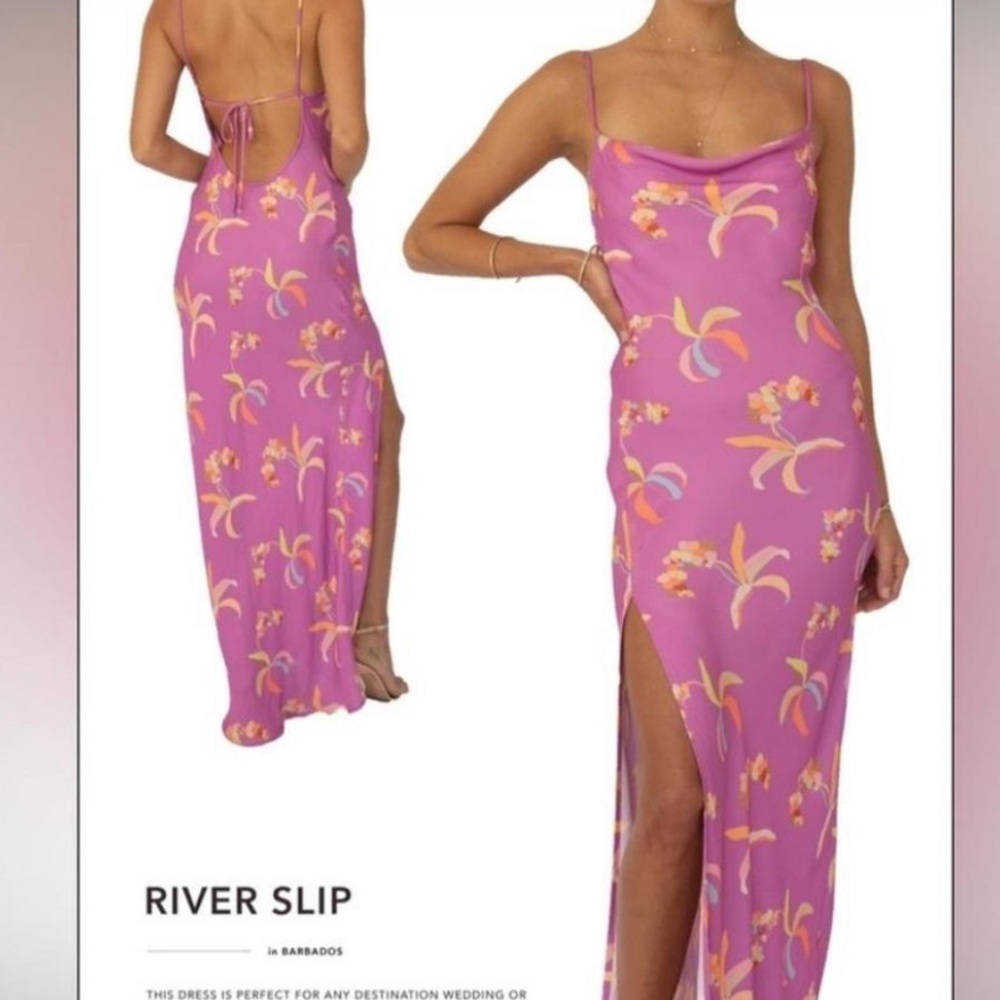 Resa River Slip dress in Barbados